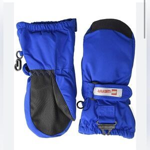 Lego wear royal blue Snow Mittens with Thinsulate Insulation sz 9-10 years old